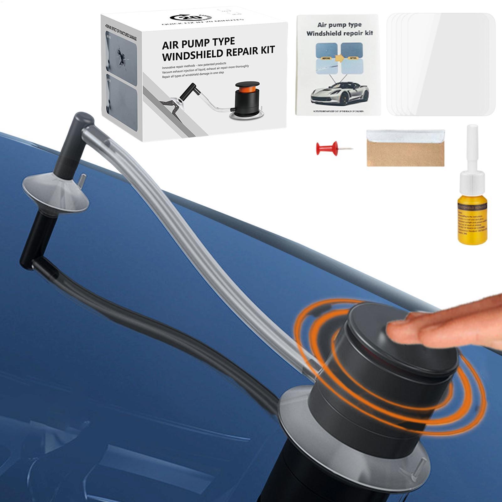 Glass Cleaner Streak - Набор для ремонта автомобильных стекол: нано-жидкость