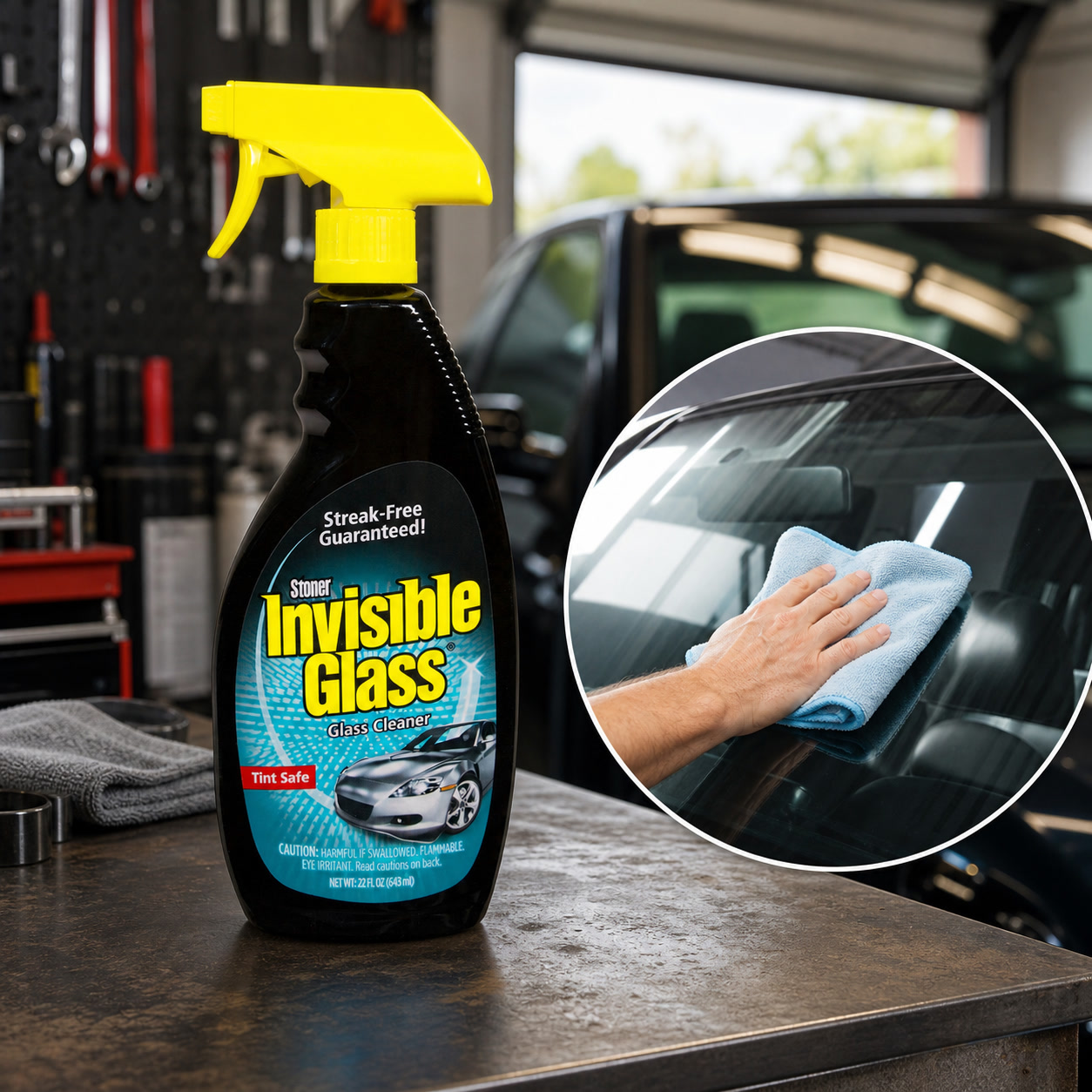 Glass Cleaner Streak - Премиум-спрей для очистки стекол без разводов