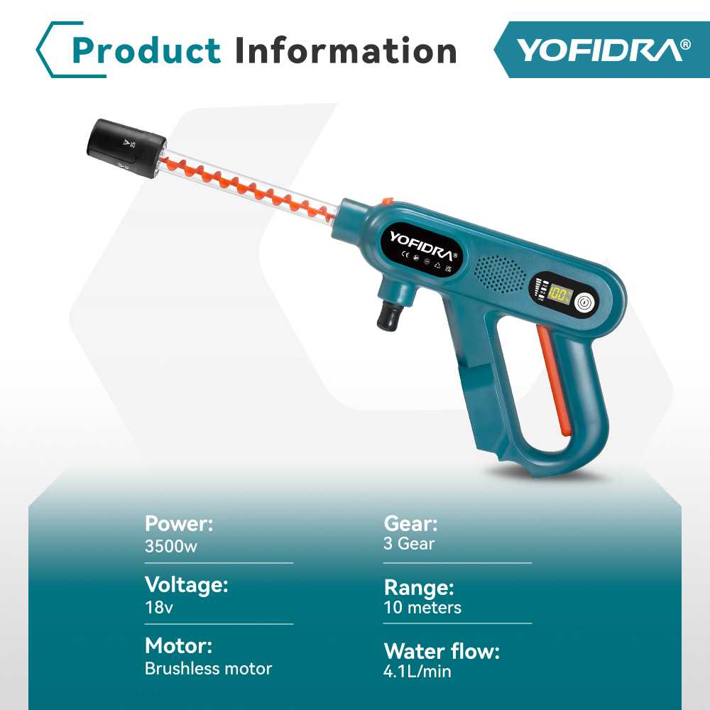 YOFIDRA 3500 Вт Бесщеточный пи – обзор и цена Car Shampoo Ph