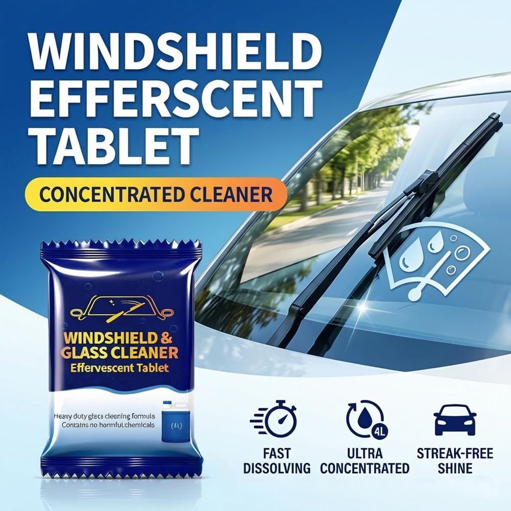 Таблетки для очистки лобового  – обзор и цена Glass Cleaner Streak