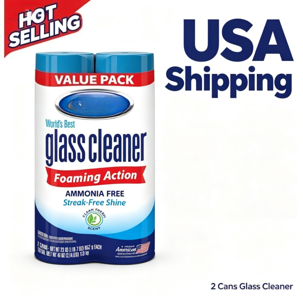 Пенящийся аэрозольный спрей дл – обзор и цена Glass Cleaner Streak