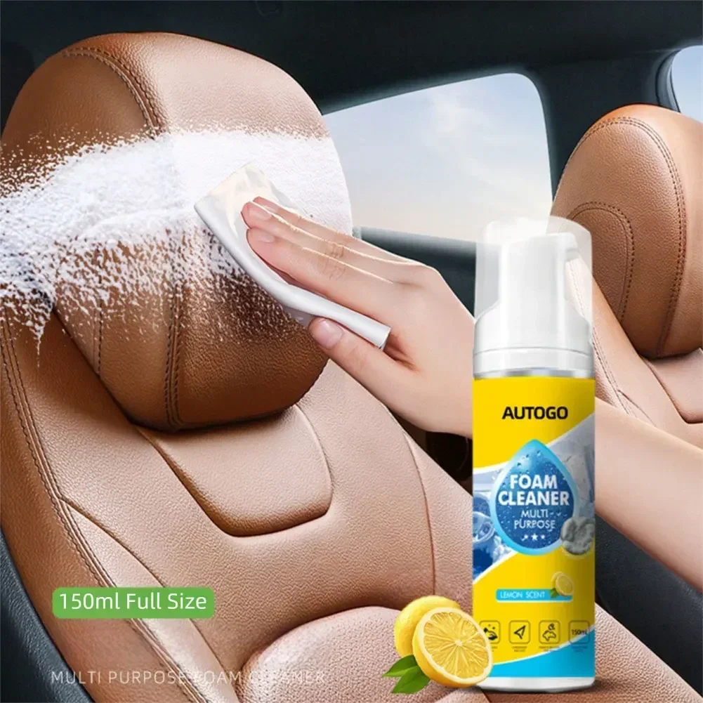 150 мл универсального пенного  – обзор и цена Leather Cleaner Interior