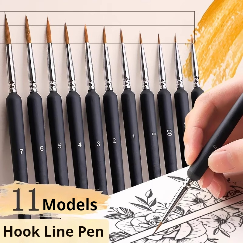 4/11 шт., миниатюрная ручка с  – обзор и цена Detailing Brush Set
