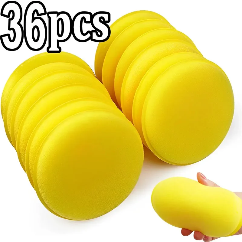 12-36 шт., круглая полировальн – обзор и цена Wax Applicator Pad
